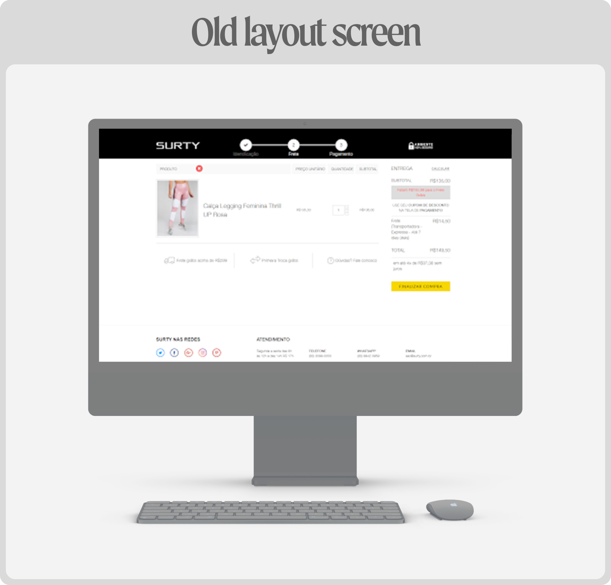 Old laout screen